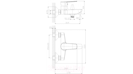 Смеситель Rossinka Silvermix S35-31 