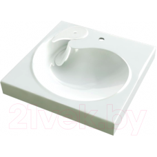 Умывальник Teymi Satu Pro 60x60 / T50414 (литьевой мрамор)