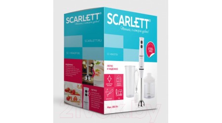 Блендер погружной Scarlett SC-HB42F06 (белый)