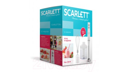 Блендер погружной Scarlett SC-HB42F84 (белый)