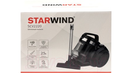 Пылесос StarWind SCV2220 (черный)