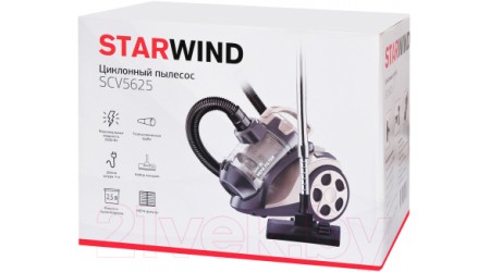 Пылесос StarWind SCV5625  (золотистый/черный)
