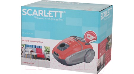 Пылесос Scarlett SC-VC80B299 (коралловый)