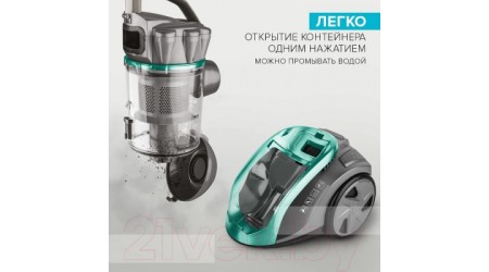 Пылесос Scarlett SC-VC80C63 (мятный)