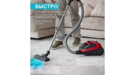 Пылесос Scarlett SC-VC80C80 (красный)