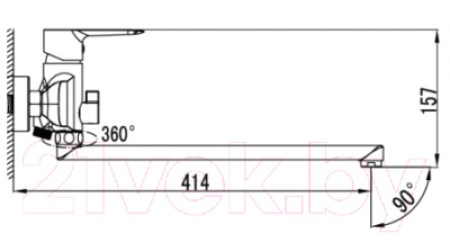 Смеситель Kaiser Sena 74155 