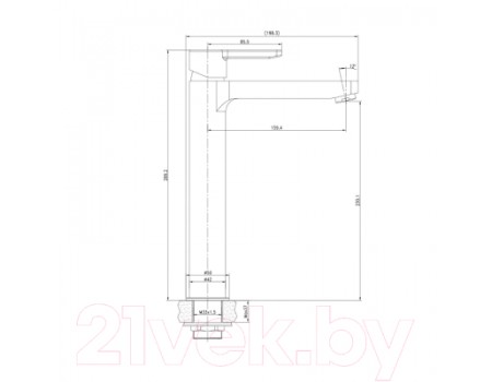 Смеситель Iddis Sena SENSB01I01 