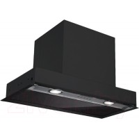 Вытяжка скрытая Elikor Sense Glass 60П-1000 / 229361 (черный/черное стекло)