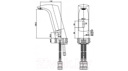 Смеситель Kaiser Sensor 38011 