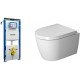 Унитаз подвесной с инсталляцией Duravit Set Me by Starck (45300900A1+111362005)