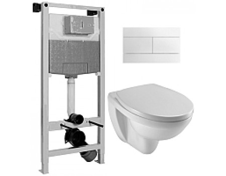 Унитаз подвесной с инсталляцией Jacob Delafon Set Patio EDV102 + E70021 + E5504 + E4316-00