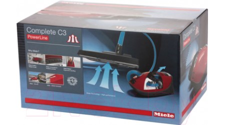 Пылесос Miele SGDA3 Complete C3 Pure Red (ежевичный красный)