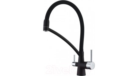 Смеситель Paulmark Siegen 213111-401 (антрацит/хром) 