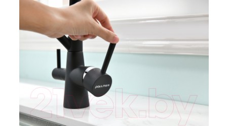 Смеситель Paulmark Siegen 213111-401TB (антрацит) 