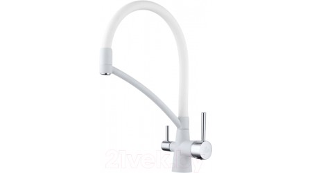 Смеситель Paulmark Siegen 213111-431 (белый матовый) 