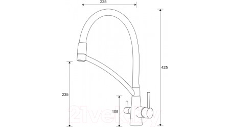 Смеситель Paulmark Siegen Siegen 213111-CR 
