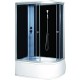 Душевая кабина Coliseum Simple T-120 L (черный/тонированное стекло)