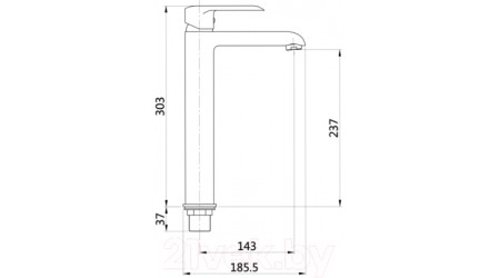 Смеситель Invena Siros BU-90-W01-A 