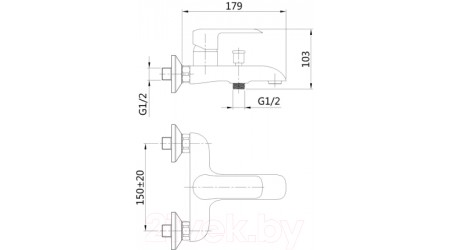 Смеситель Invena Siros BW-90-001-A 