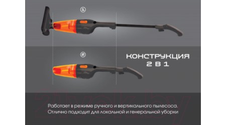 Вертикальный пылесос Endever SkyClean VC-278 (белый/голубой)