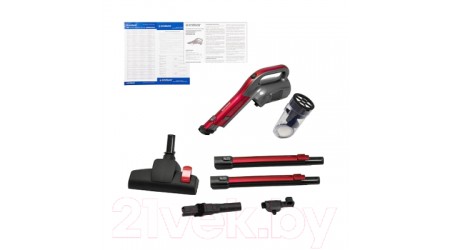 Вертикальный пылесос Endever SkyClean VC-288 (красный/серый)