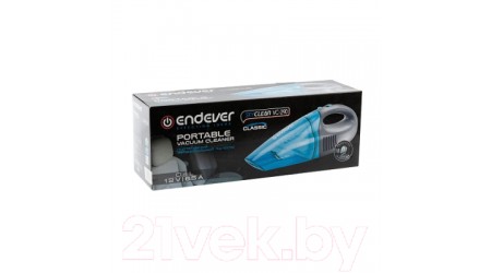 Портативный пылесос Endever Skyclean VC-290 (серый/голубой)