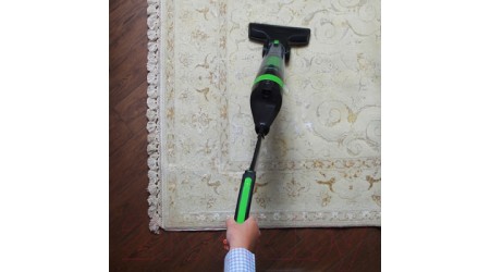 Вертикальный пылесос Endever SkyClean VC-292 (черный/зеленый)