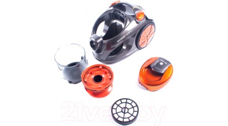 Пылесос Endever Skyclean VC-550 (серый/оранжевый)