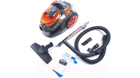 Пылесос Endever Skyclean VC-550 (серый/оранжевый)