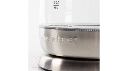 Электрочайник Endever Skyline KR-331G (стальной/черный)