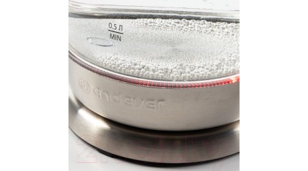 Электрочайник Endever Skyline KR-331G (стальной/черный)