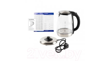 Электрочайник Endever Skyline KR-331G (стальной/черный)