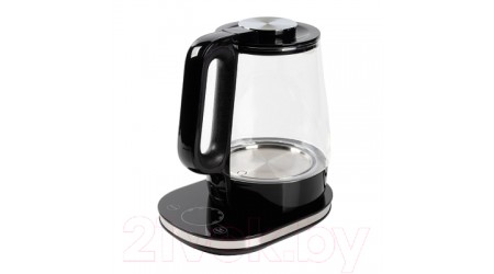 Электрочайник Endever Skyline KR-334G (черный/стекло)
