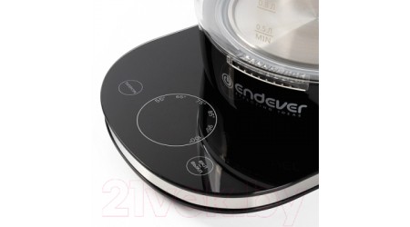 Электрочайник Endever Skyline KR-334G (черный/стекло)