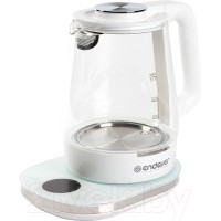Электрочайник Endever Skyline KR-335G (белый/стекло)