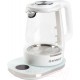Электрочайник Endever Skyline KR-335G (белый/стекло)