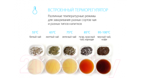 Электрочайник Endever Skyline KR-335G (белый/стекло)