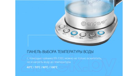 Электрочайник Endever Skyline KR-336G (серебристый)