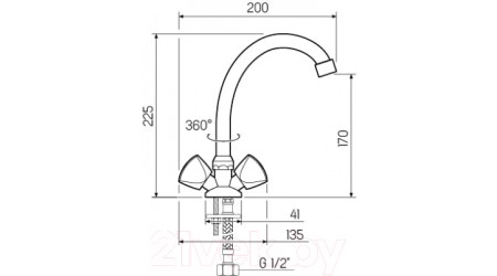 Смеситель РМС SL119-271 