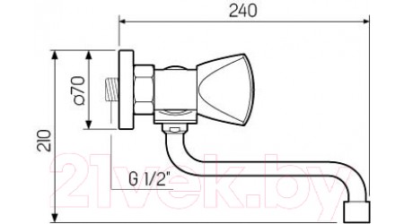Смеситель РМС SL119-361 