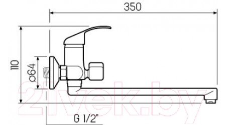 Смеситель РМС SL128-006E 
