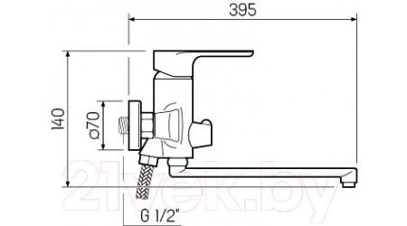 Смеситель РМС SL133-006E 