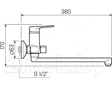 Смеситель РМС SL139-006E 