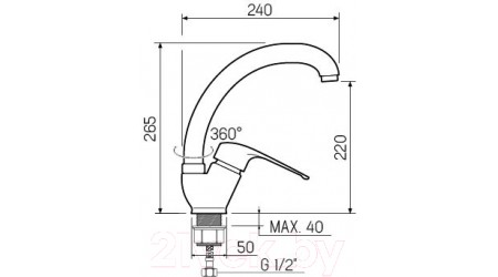 Смеситель РМС SL50-011F 