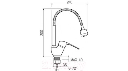 Смеситель РМС SL50-016F 
