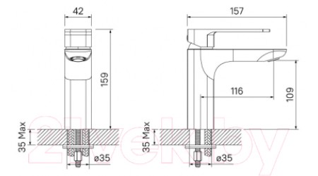 Смеситель Iddis Slide SLIBG00i01 
