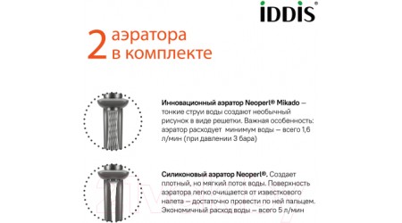 Смеситель Iddis Slide SLIGMBTi01 