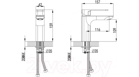 Смеситель Iddis SLIGM00i01 