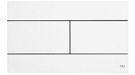 Кнопка для инсталляции Oliveira & Irmao Slim 659041 (белый)