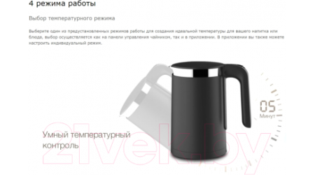 Электрочайник Viomi Smart Kettle / V-SK152B (черный)